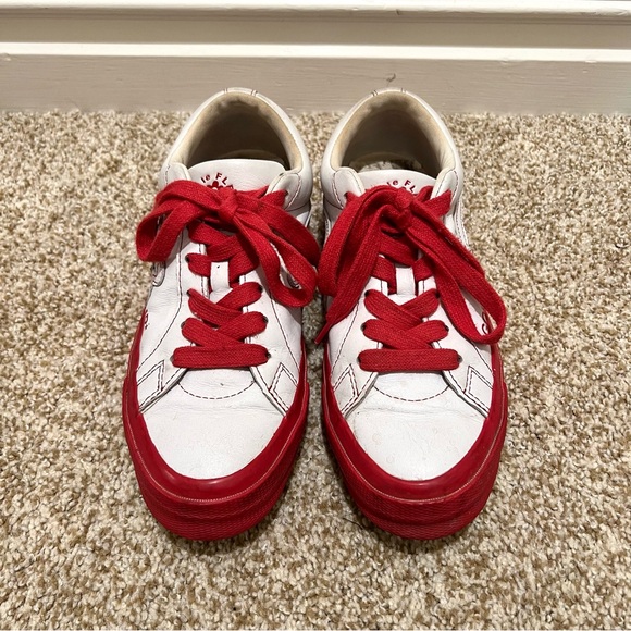 Converse One Star OX x Golf Le Fleur Sneakers Racing Red 2019 164026C M 7/ W 9 - Picture 4 of 15